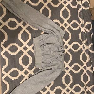 Long sleeve crop top